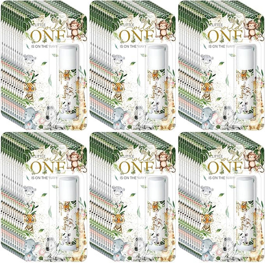 30 Pack Christmas Safari Baby Shower Games Prizes Party Gifts Bulk Lip Balms Favors for Winners Adults Guests Gender Reveal Favors Decorations Baby Shower Souvenirs Gift Bags Stocking Stuffers