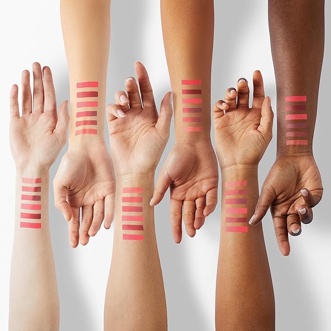 Eakroo 6 Colors Lip Tint Stain Mini Liquid Lipstick, Korean Lip Gloss for Women, Liquid Blush, Lip Plumper Gloss, Lip Makeup, Non-Stick Cup, Lightweight, High Pigment, Long-Lasting, Vivid Color