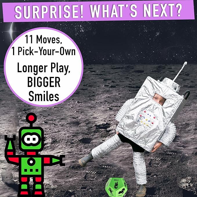 Movement Dice - Preschool Play Equipment & Recess Toys for Elementary Outside Gymnastics Games, Exercise Dice for Kids as Gross Motor Toys, PE Equipment for Outdoor & Indoor Recess Classroom