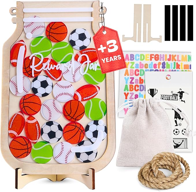 Reward jar Classroom Behavior Chart for Kids at Home Potty Chore Training Star Children Magnetic Class System Toddlers Boys Growth prizes Toys Sticker Responsibility incentives Tokens Digital Smiley