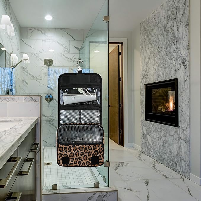 senya Hanging Travel Toiletry Bag Kit Makeup Case Cosmetics Organizer for Men Women