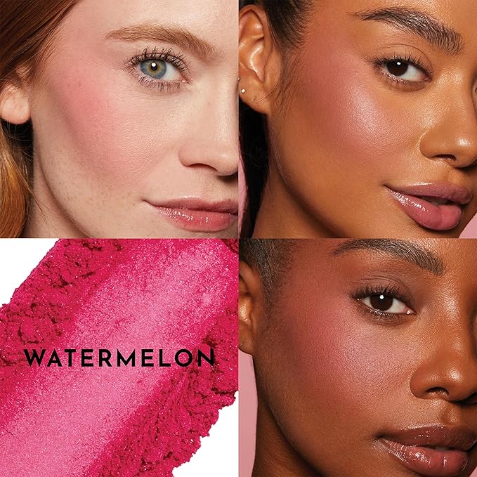 LAWLESS Women's Make Me Blush Talc Free Velvet Blush, Watermelon, Pink, 0.18 Ounce