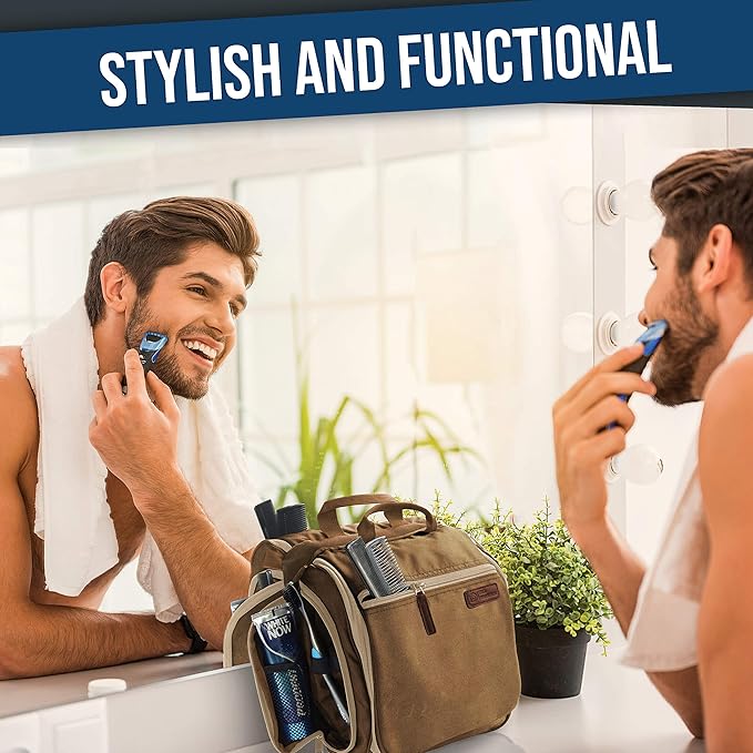 DD D&D Wanderlust D&D Hanging Travel Toiletry Bag for Men and Women – Cosmetics, Makeup and Toiletries Organizer Kit with 10 Compartments