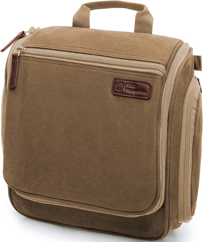 DD D&D Wanderlust D&D Hanging Travel Toiletry Bag for Men and Women – Cosmetics, Makeup and Toiletries Organizer Kit with 10 Compartments