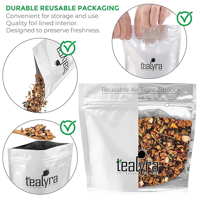 Tealyra - Watermelon Mint Agua - Honeydew Melon - Hibiscus - Peppermint - Herbal Fruity Loose Leaf Tea - Caffeine Free - Hot or Iced - 112g (4-ounce)