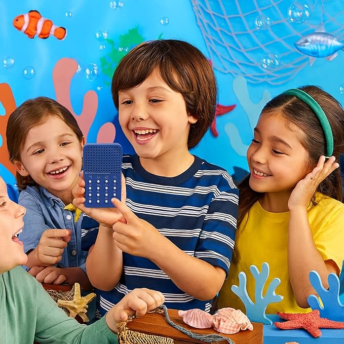 Sea Animal Noisemaker with 16 Sounds, Whale Sounds, Dolphins, Seals, Otters, Walrus Aquarium Electronic Sound Maker - Portable Ocean Themed Sound Effects Board For Kids, Birthday Noise Maker Toy Gift