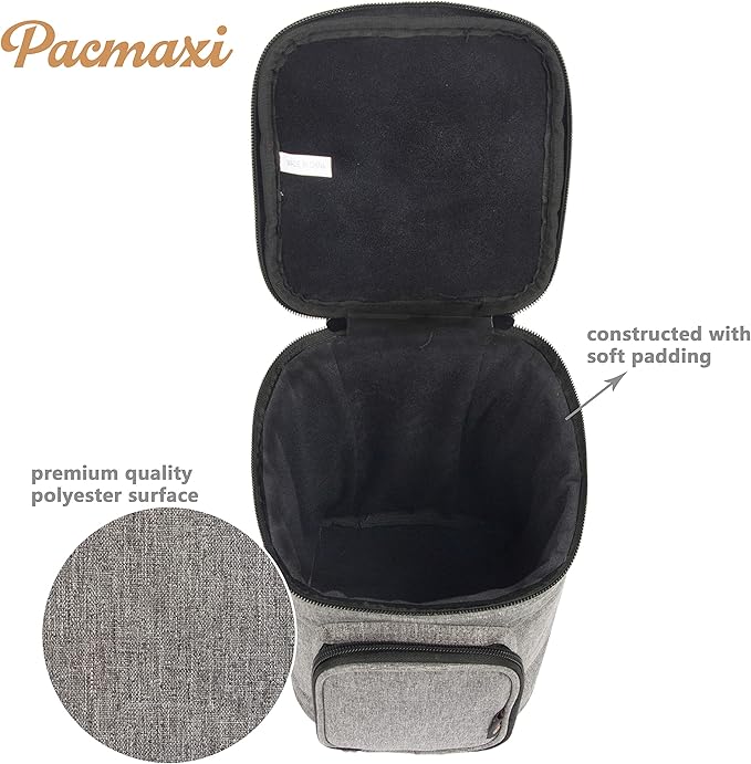 PACMAXI Carrying Bag for Waterpik Water Flosser, Portable Storage Bag for Water Flosser and Accessories Suitable for Travelling, Trips, Camping (Grey)