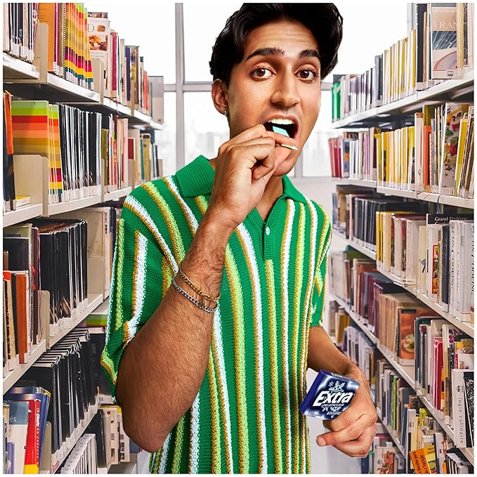 Extra Gum Winterfresh Sugarfree, Bulk, Individually Wrapped, Perfect for Fresh Breath at School, Work, and Travel 15 Count, Pack of 10