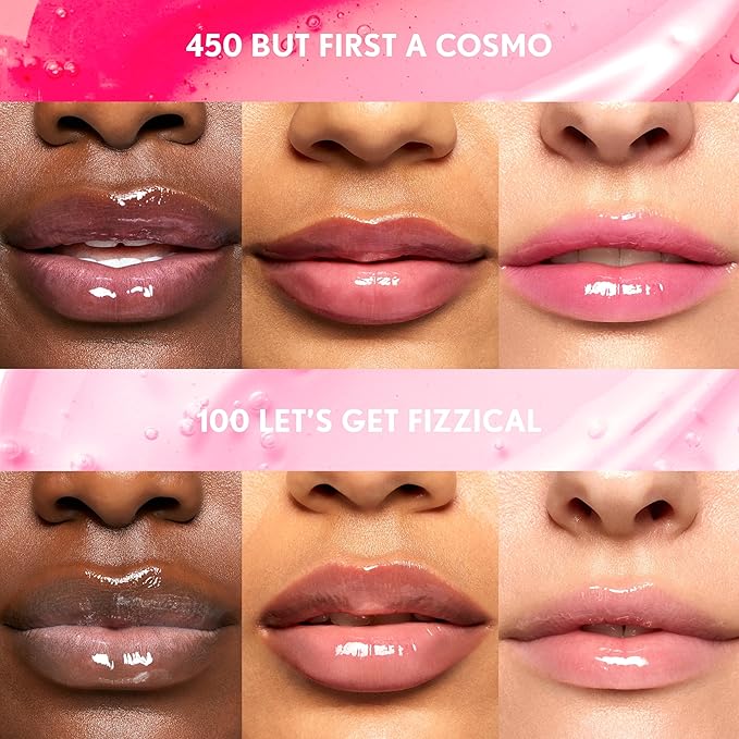 COVERGIRL Clean Fresh Yummy Gloss Bite-Sized Minis Kit - Let’s Get Fizzical & But First a Cosmo - 0.16 fl oz each
