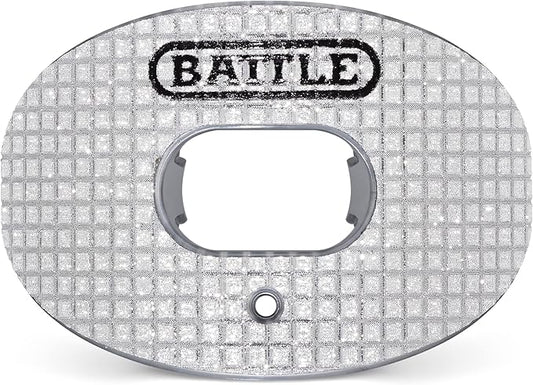 Battle Sports 3D Diamond Oxygen Football Mouthguard - Superior Airflow & Better Performance, Maximum Protection & Breathability Football Mouthpiece, Works with Braces - Diamond