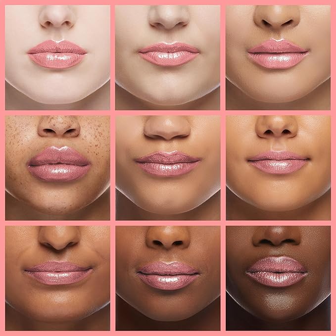 L'Paige L44 – SHIMMERY ICE Designer Lipstick | Aloe Vera-Based, Long-Lasting, Moisturizing | Cool-Toned Pink with Iridescent Shimmer Finish