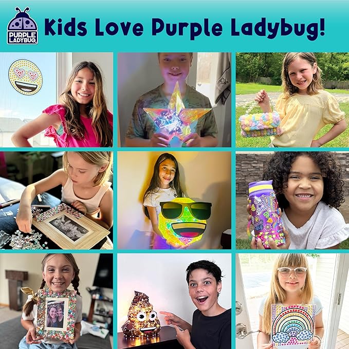 PURPLE LADYBUG DIY Lip Balm Making Kit - Girls Christmas Gift Idea for 8-12 Tweens & Teens, Gifts for 9 Year Old Girls - Natural Lip Care Craft, Make Your Own Lip Balm with 3 Flavors, STEM Science