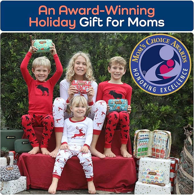 KeepGoing Small Travel First Aid Kit Kids – 60 Pc. Mini First Aid Kit for Purse, Diaper Bag, & Backpack with Latex-Free Bandages – 4 Oz., & 4.5 x 3.5 x 2 in, TSA-Approved