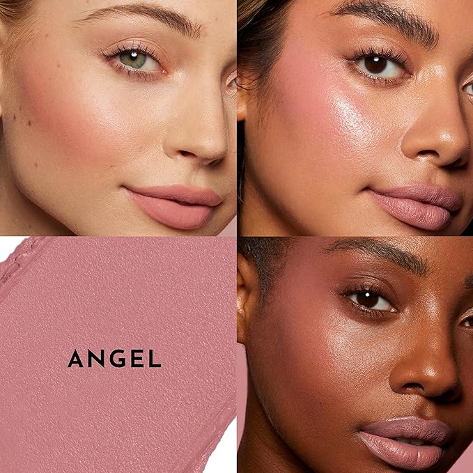 LAWLESS Pinch My Cheeks Soft-Blur Cream Blush - Angel - Premium Blush with Natural Ingredients to Re-Energize and Protect the Skin While Imparting a Soft, Cloudy Finish - 0.18 oz