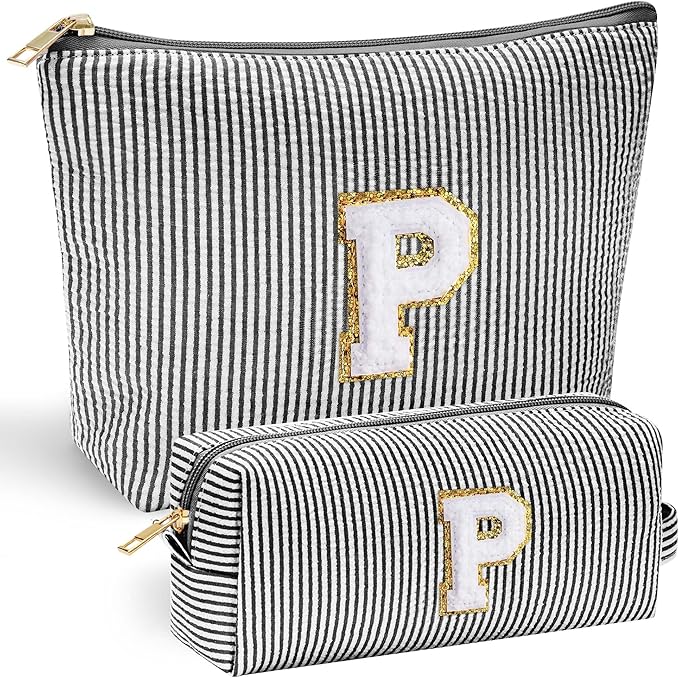 YOOLIFE Personalized Gifts for Women, Cute Travel Makeup Bag Daughter Niece Gifts Cosmetic Bag Skin Care Bag Sister Wife Friend Teacher Engagement Wedding Gifts for Women Mother'S Day Thank You Gift P