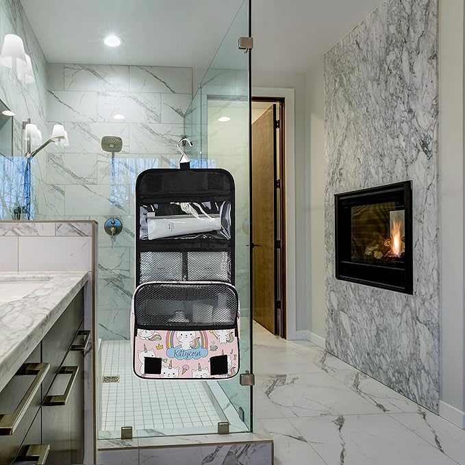 senya Hanging Travel Toiletry Bag Kit Makeup Case Cosmetics Organizer for Men Women