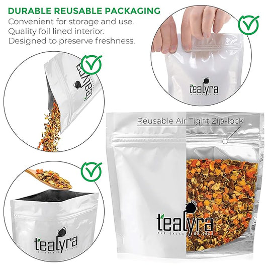 Tealyra - Golden Turmeric Toddy - Detox - Ginger - Cinnamon - Lavender - Dandelion - Unique Wellness Herbal Loose Tea - No Caffeine - All Natural - 112g (4-ounce)