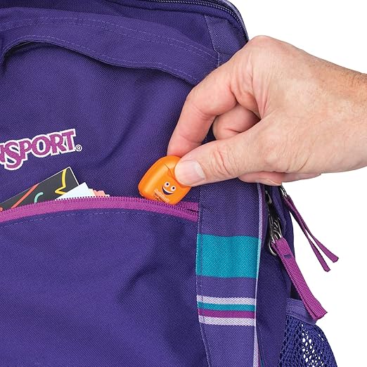 Practicon SmileGoods Cuties Mint Waxed 12 Yard Dental Floss, Mini Sample Size Floss for Giveaways, Travel, Kids, Adults, Patients, Assorted Bright Colors with Display Canister, Bulk 72 Pack