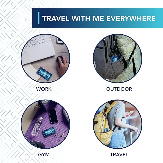 Travel Lite Alcohol-Free Hand Wipes with Aloe Vera and Vitamin E, Fresh Scent 50ct Individually Wrapped Travel Essentials Wipes for Adults and Kids