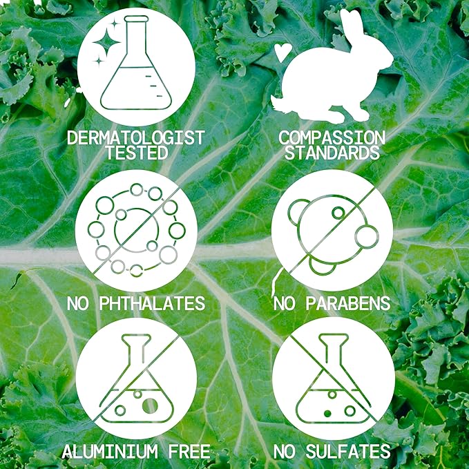 Pacifica Kale Smoothie Face Lotion, Refining Skincare, Face Moisturizer, Niacinamide, Vitamin C and E, Minimize Pores, Face Serum, For All Skin Types, Oily, Combination, Vegan, 1.7 fl oz (1 Count