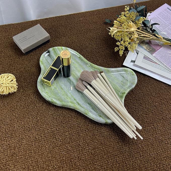 Natural Travertine Tray (Green (Marble-Diagonal))