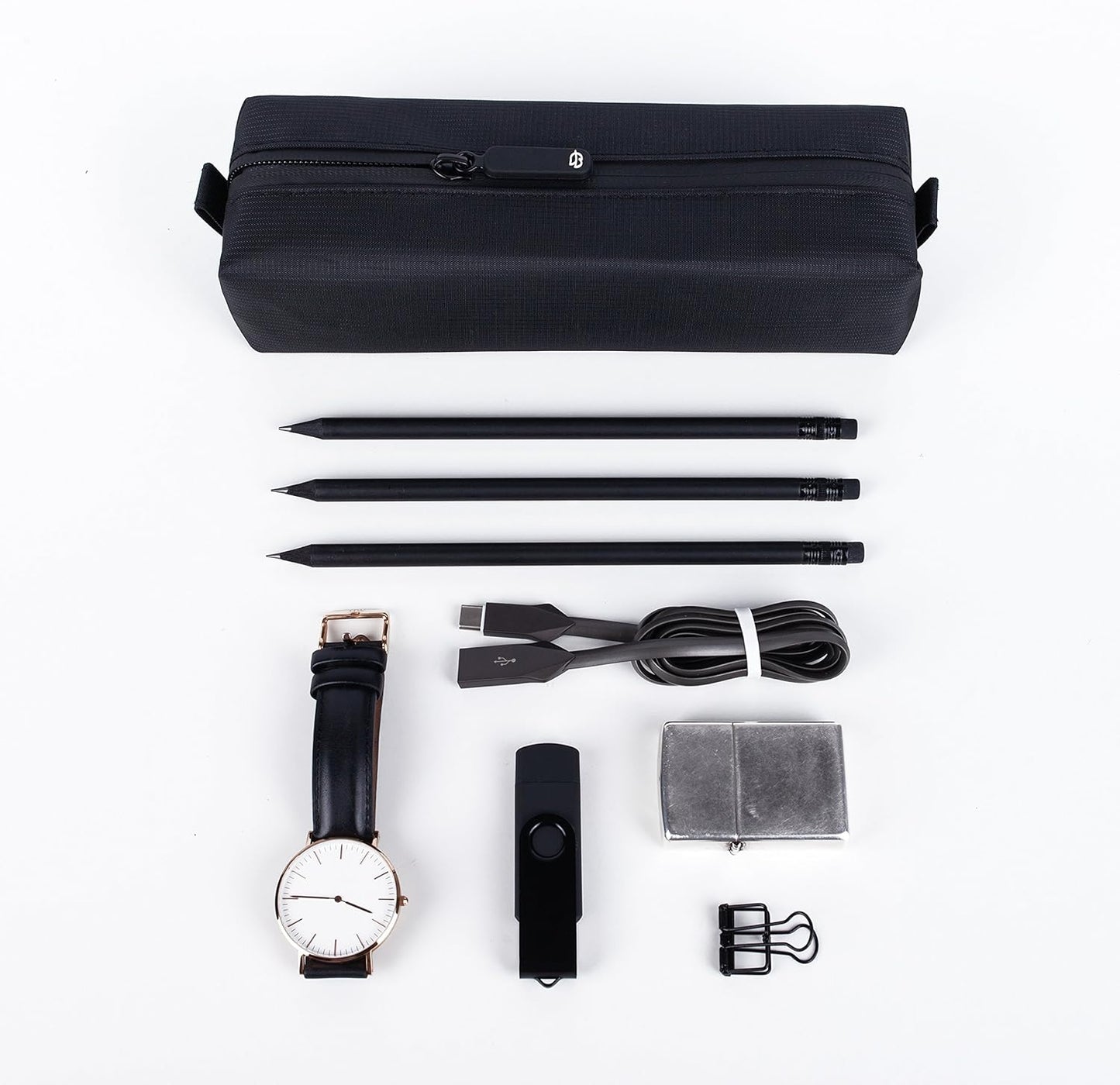 Comfyable Small Toiletry Bag for Men, Slim Mini Toothbrush Bag, Dopp Kit Bag