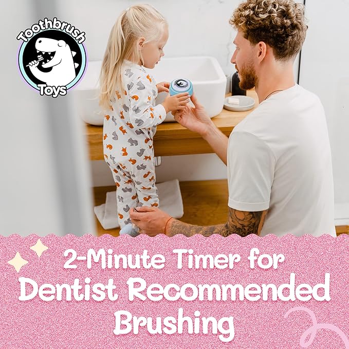 Toothbrush Timer for Kids - Musical 2 Minutes Light Up Timer, Portable and Fun for Toddlers Teeth Brushing