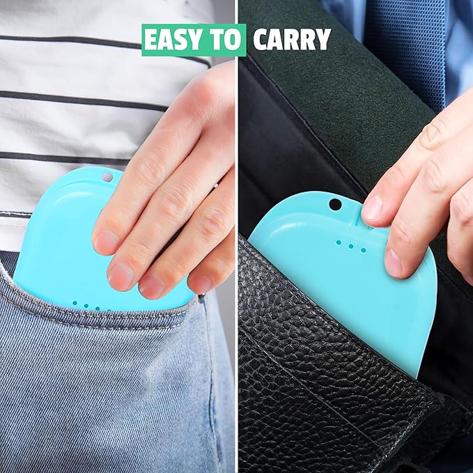 Retainer Cases - Pack of 4 Assortment - Odorless Mouth Guard Case - Ventilated & Hygienic for Carrying & Protecting Braces & Aligners - 3.14x3.07x1.1 Inches – Bluish, Black, Pink & Purple