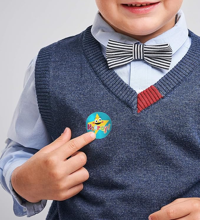 Sweetzer & Orange Teacher Reward Stickers – 1008 in 9 Designs, 1-Inch Motivational Sticker for Kids, Potty Training Reward and Teacher Supplies for Classroom